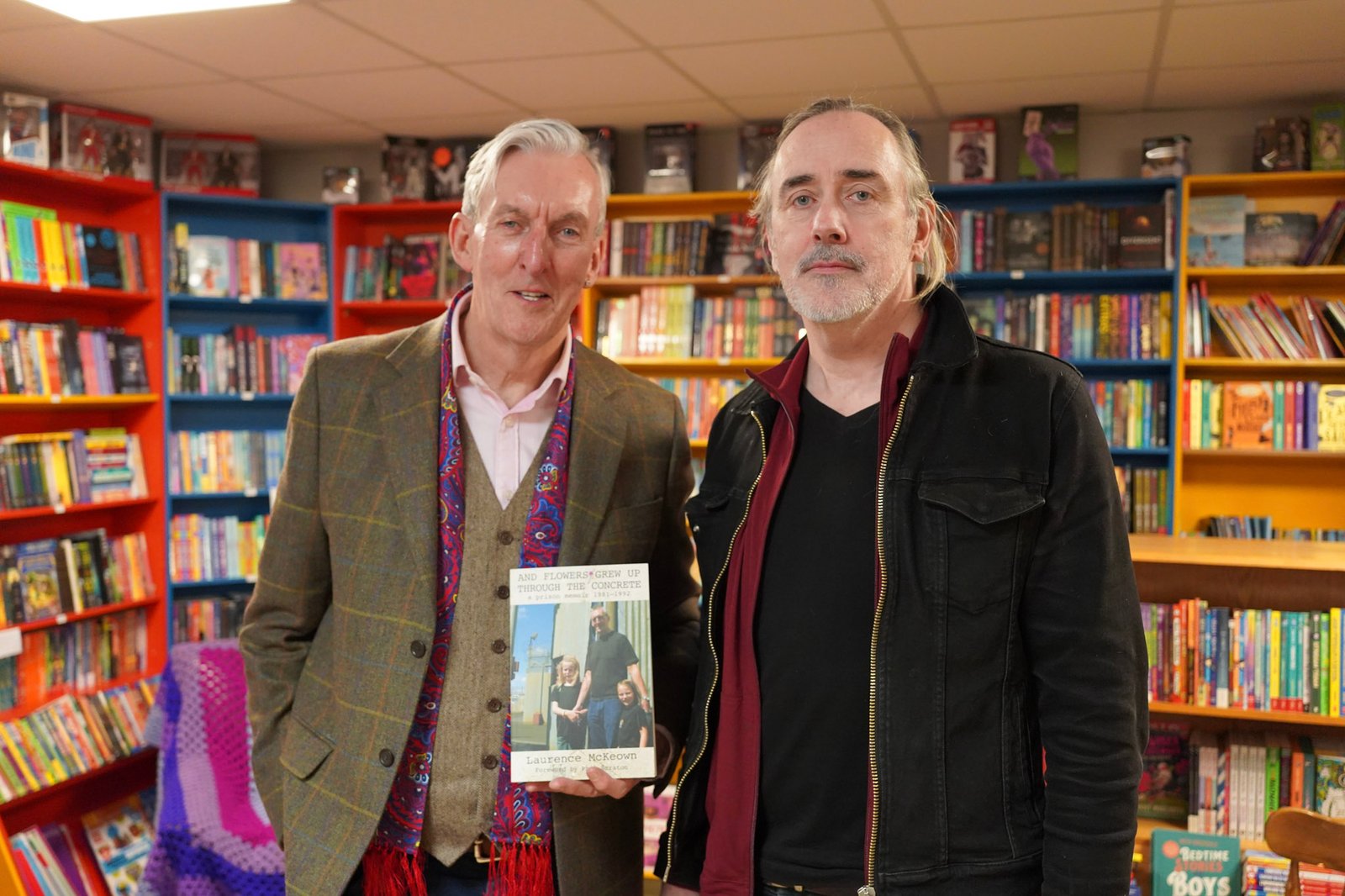Laurence McKeown in Conversation with Phil Scraton at Roe River Books april 2026